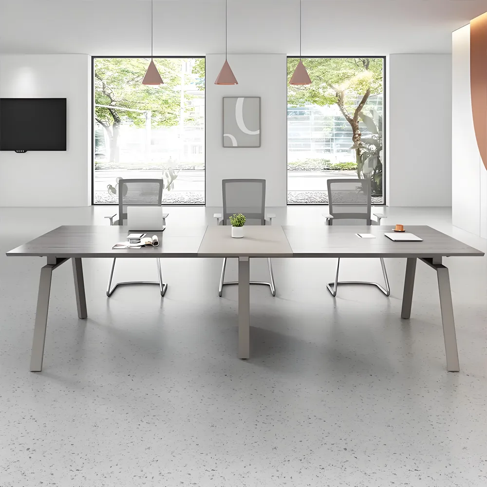 Slanted Edge Lacquered Conference Table - image 4