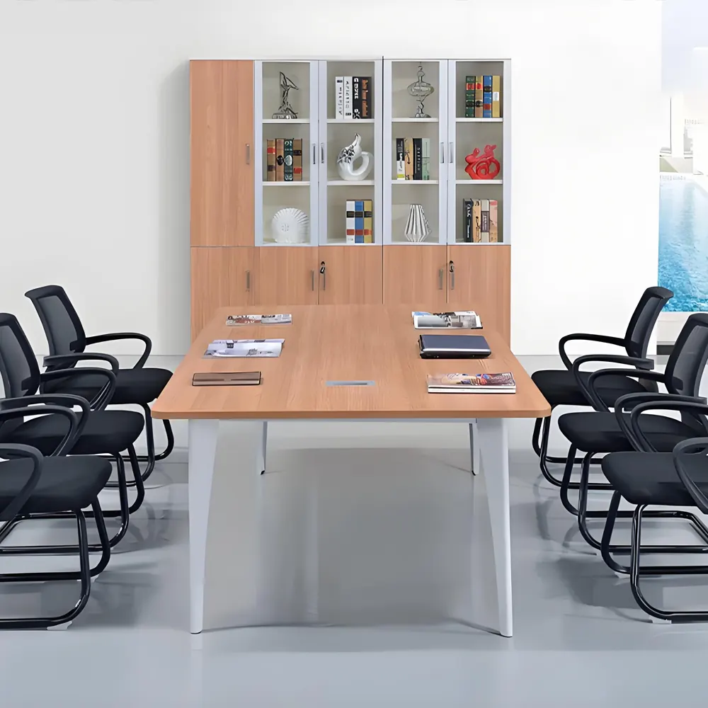 Small Wooden Conference Table - Office Desk - image 3