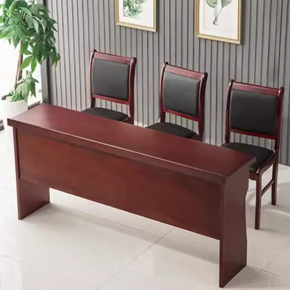 Solid Wood Rectangular Conference Table - Maoters - image 2