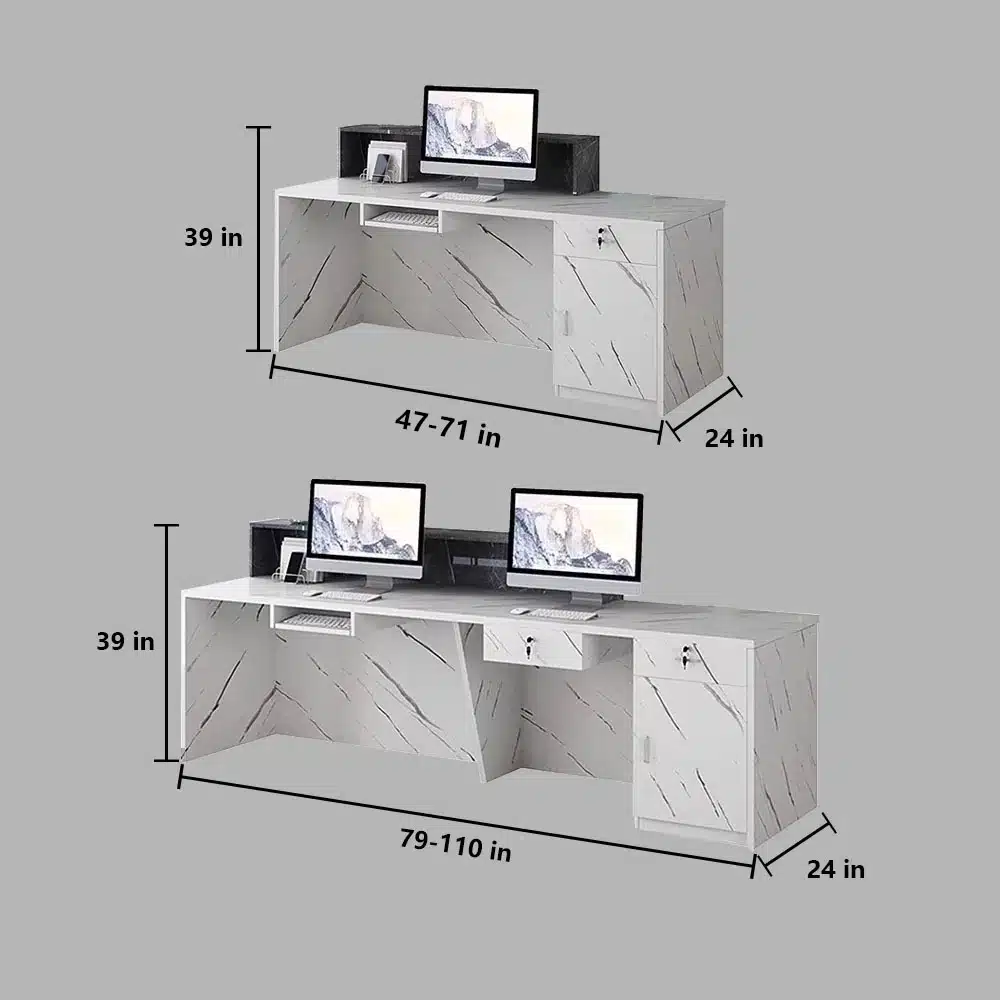 Modern Lacquered Bar Table Hotel Front Desk - Maoters - image 8