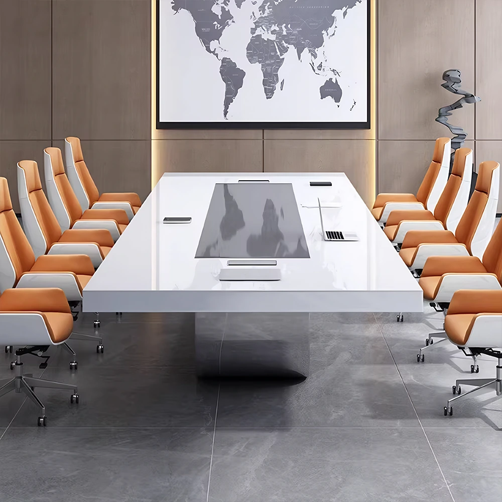 Luxurious Baked Paint Conference Table - image 3