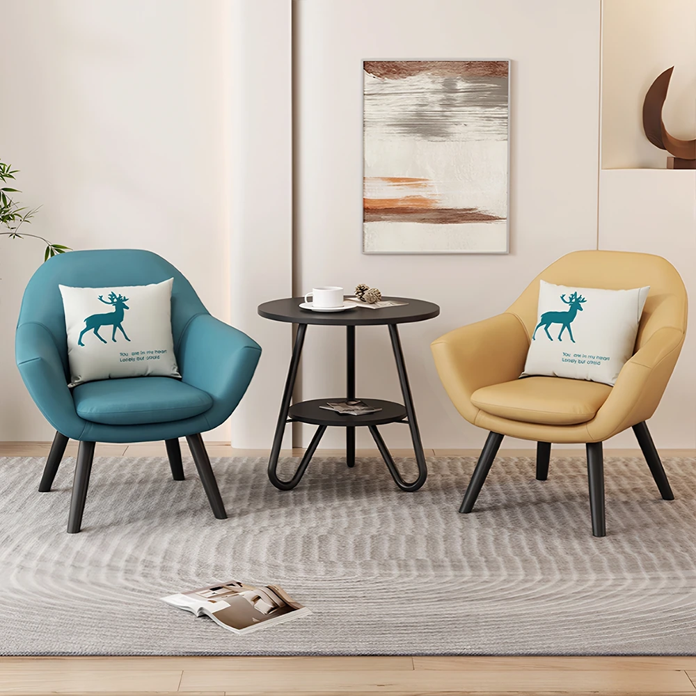 Light Luxury Single Sofa - Small Armchair for Office & Home - image 13