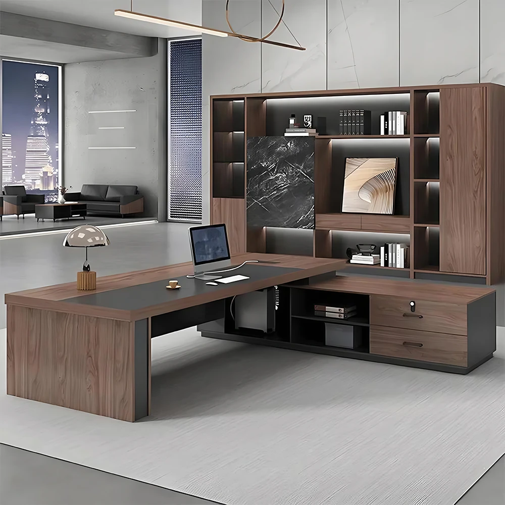 Desk with LED Strip Lighting for Executives - image 10