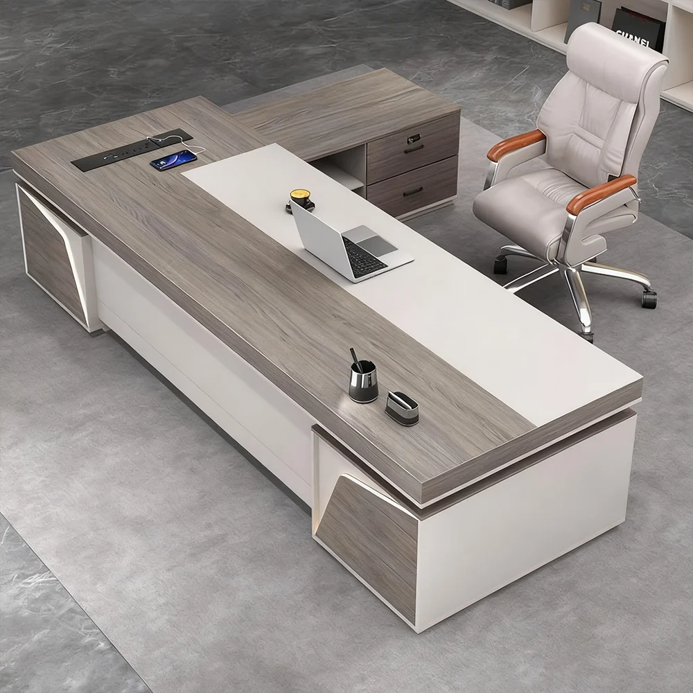 Elegant Modern Office Desk Executive Desk - Maoters - image 13