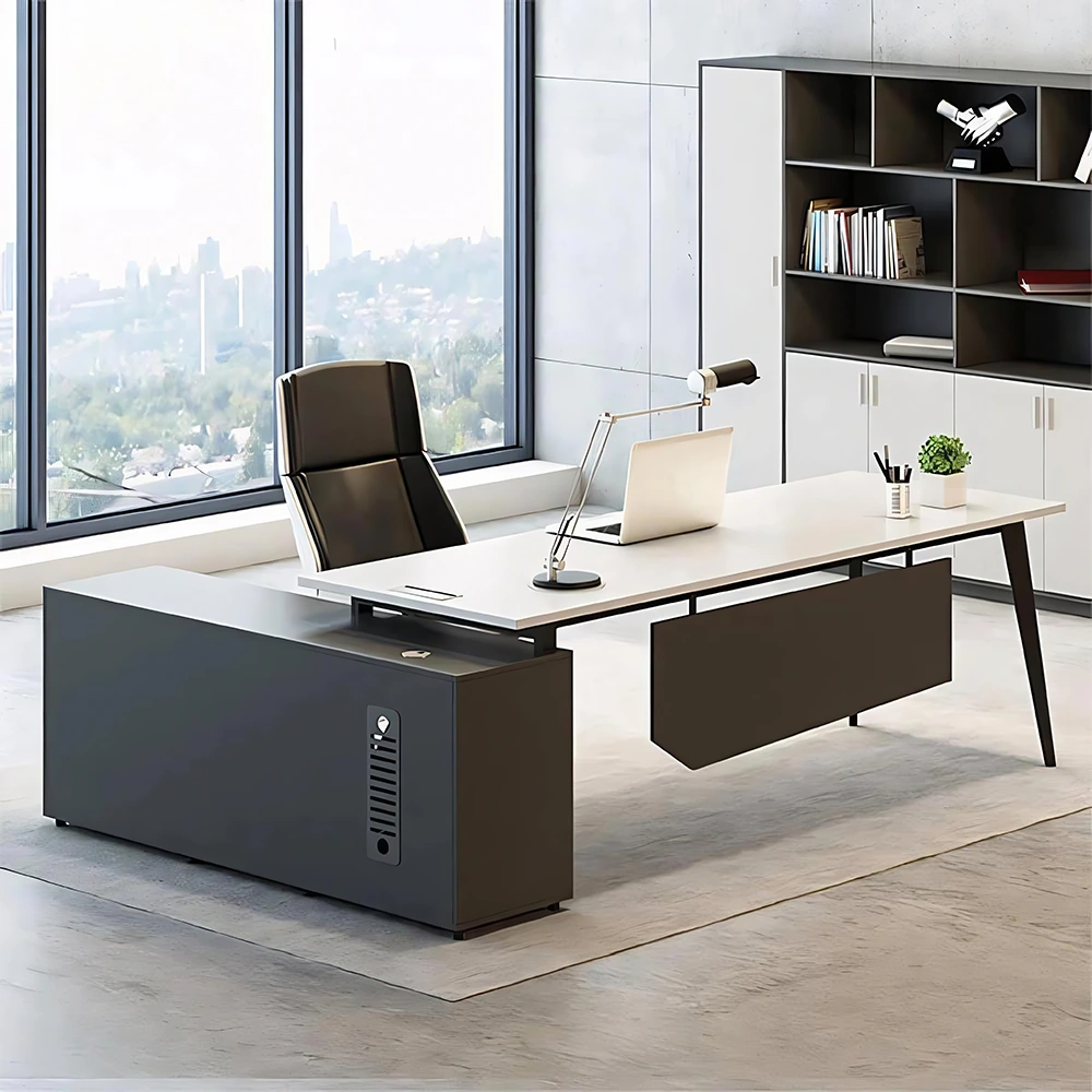 Executive Office Desk Computer Table - Elegant Workstation - image 9