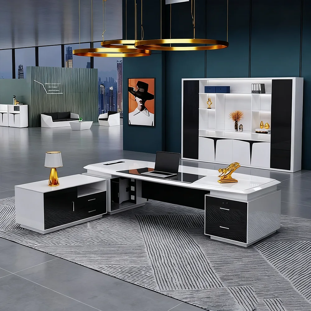 Innovative Lacquered Executive Desk - Maoters - image 11