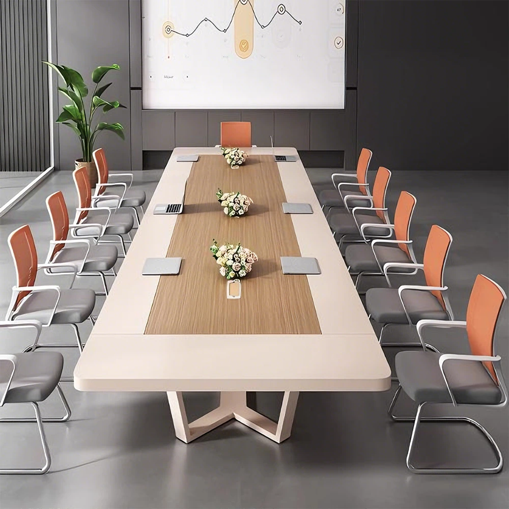 Contemporary Minimalist Office Conference Table - image 2