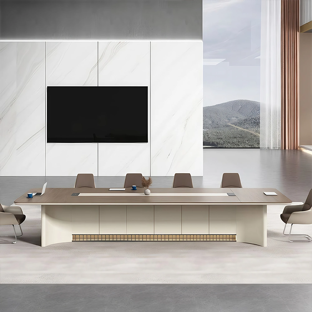 Elite Rectangular Lacquered Conference Table - Maoters - image 3