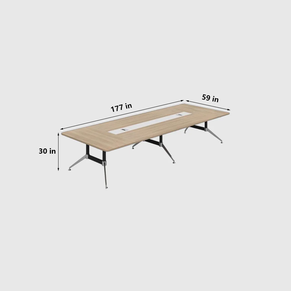 Sleek and Functional Modern Conference Table Set - image 9