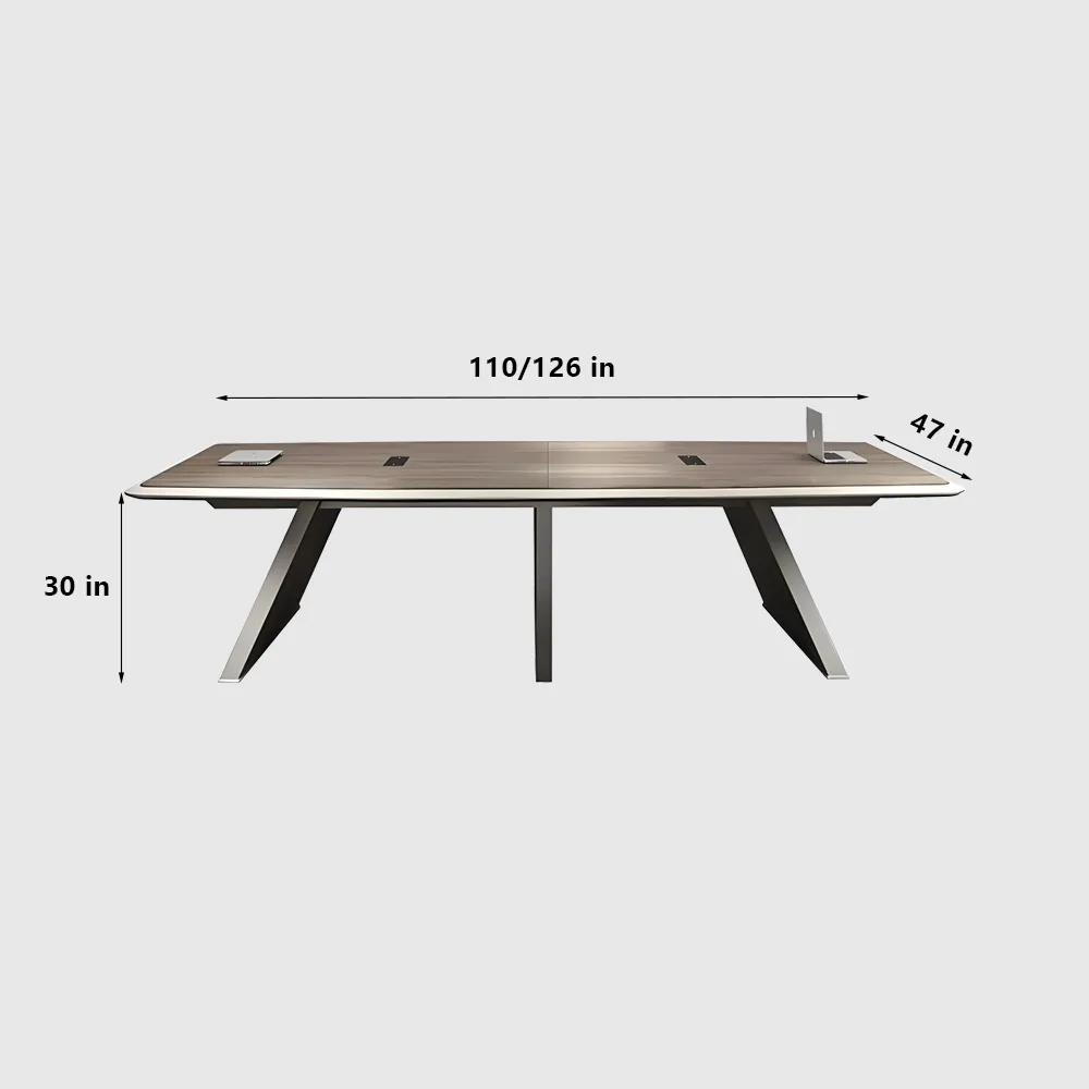 Simple Modern Large Conference Table - Maoters - image 19