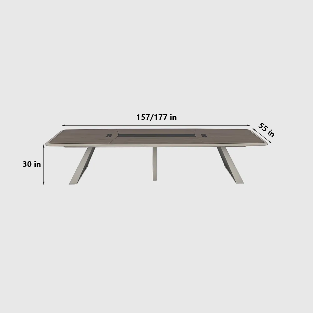 Simple Modern Large Conference Table - Maoters - image 21