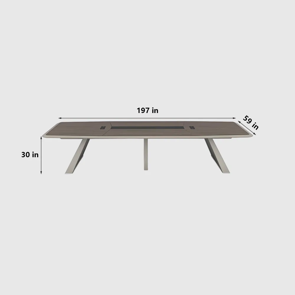 Simple Modern Large Conference Table - Maoters - image 22