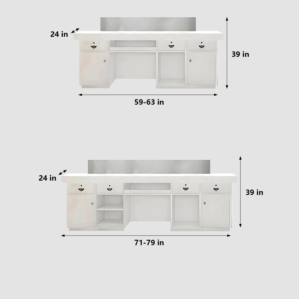 Modern Minimalist Company Hotel Front Desk - image 6