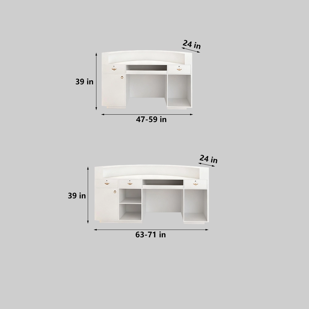 Simple Modern Round Bar Cashier Table - Maoters - image 12