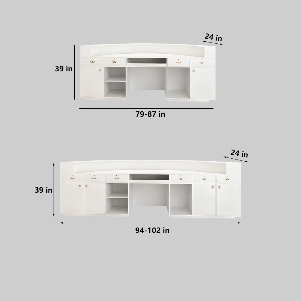 Simple Modern Round Bar Cashier Table - Maoters - image 13
