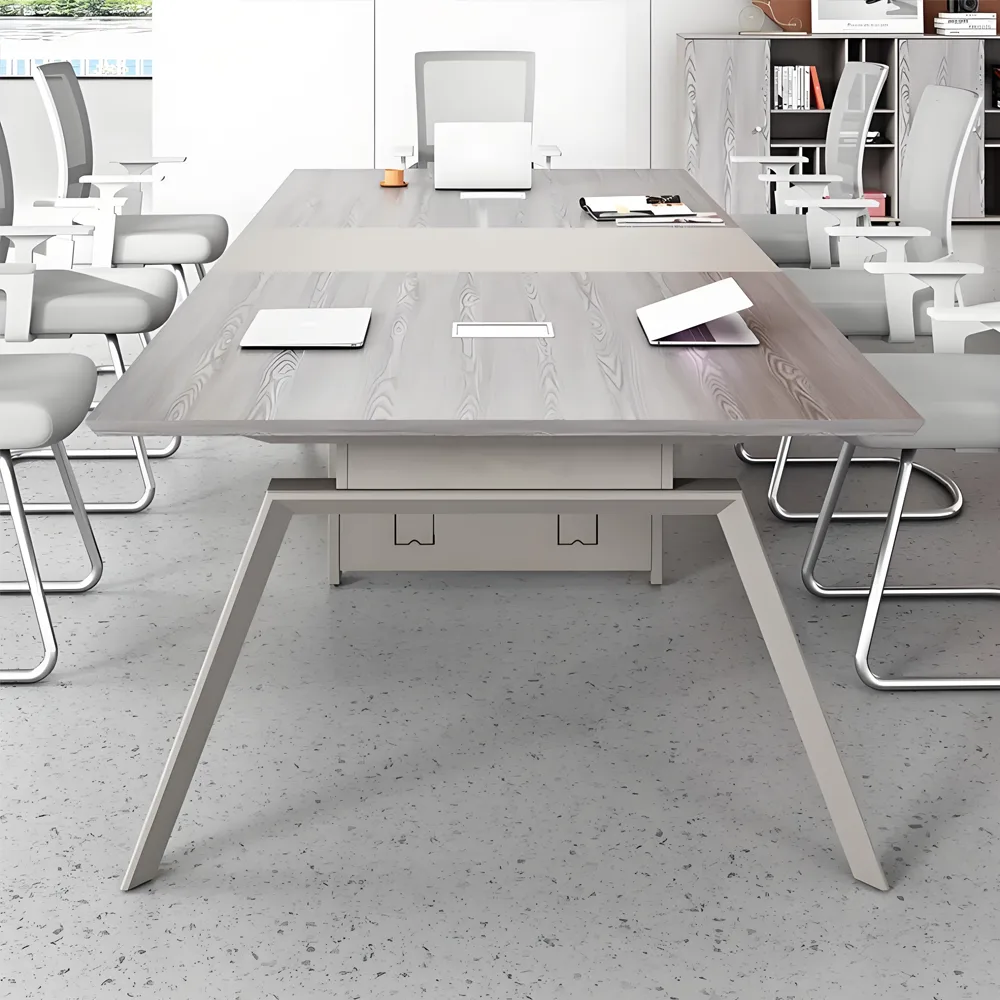 Slanted Edge Lacquered Conference Table - image 3