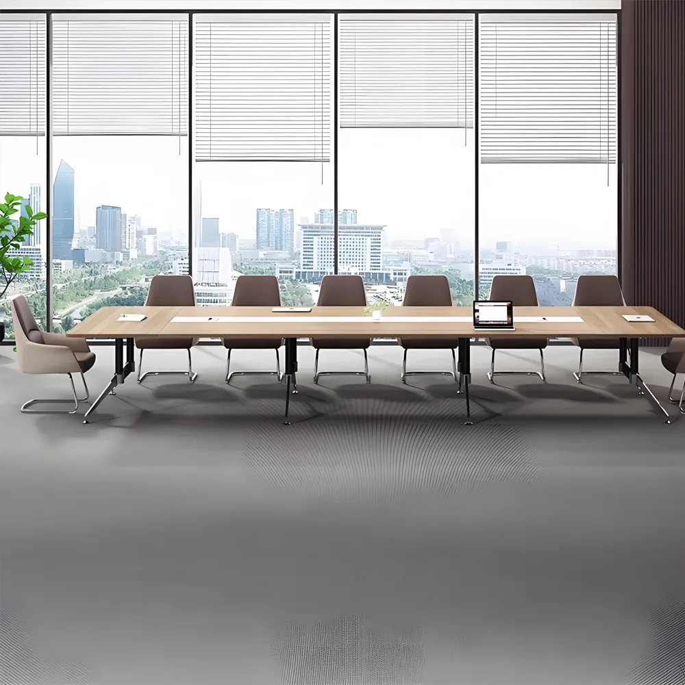 Sleek and Functional Modern Conference Table Set - image 3