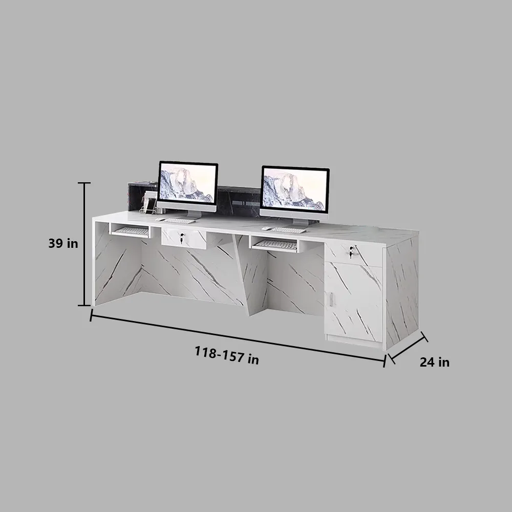 Modern Lacquered Bar Table Hotel Front Desk - Maoters - image 9