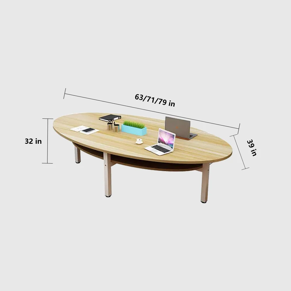 Oval Table Parlour Table Small Conference Table - image 8