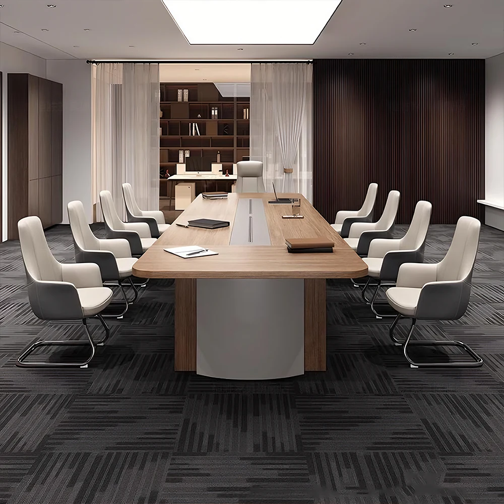 Modern Minimalist Conference Table Long Design - image 3
