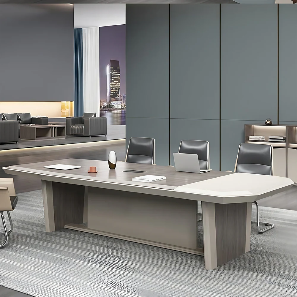 Light Luxury Lacquered Conference Table - Long Table - image 4
