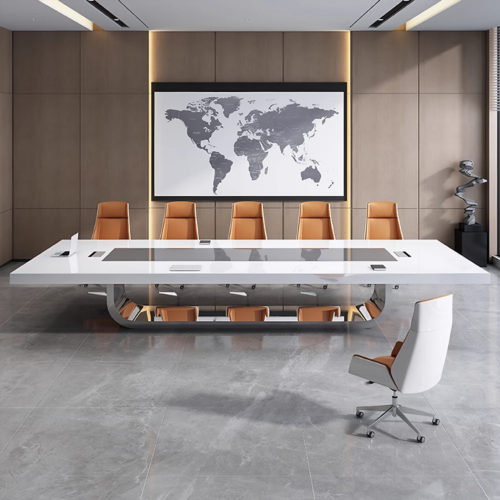 Luxurious Baked Paint Conference Table - image 2