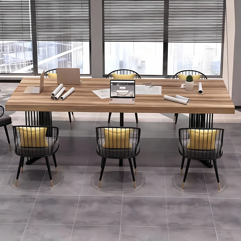 Minimalist Solid Wood Conference Table - image 2