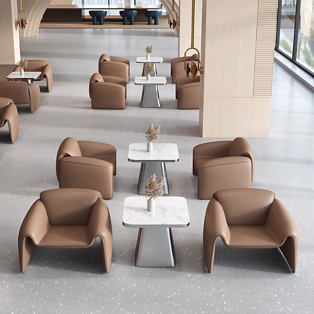 Creative and luxurious single sofa for negotiations - image 2