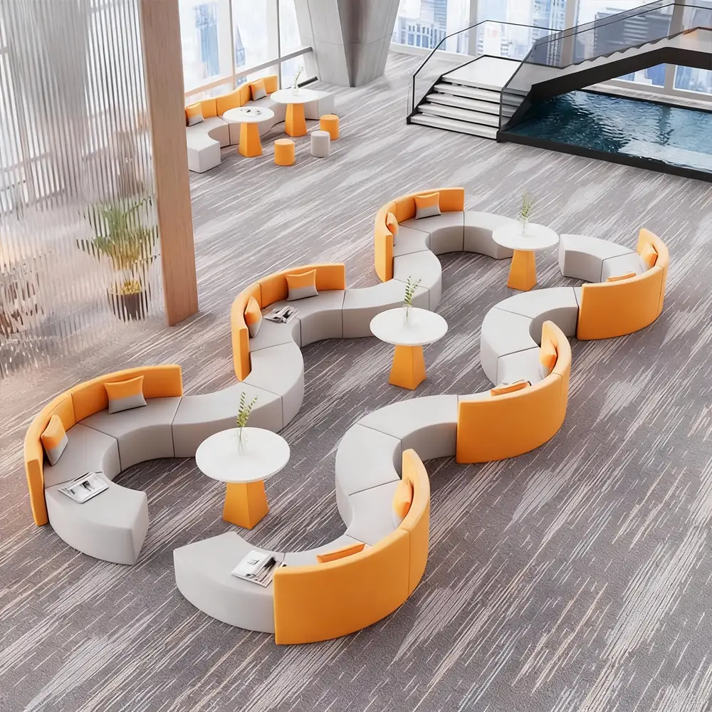 Creative Curved Circular Sofa Set - Enhance Your Space - image 2