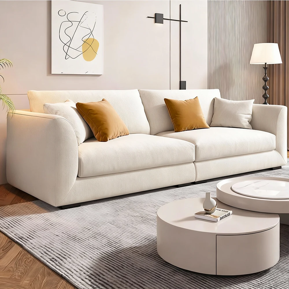White Upholstered Performance Sofa - Maoters - image 2