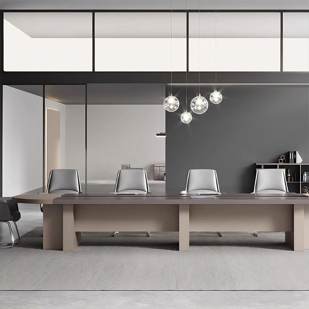 Light Luxury Conference Table - Simple Modern Oval - image 3