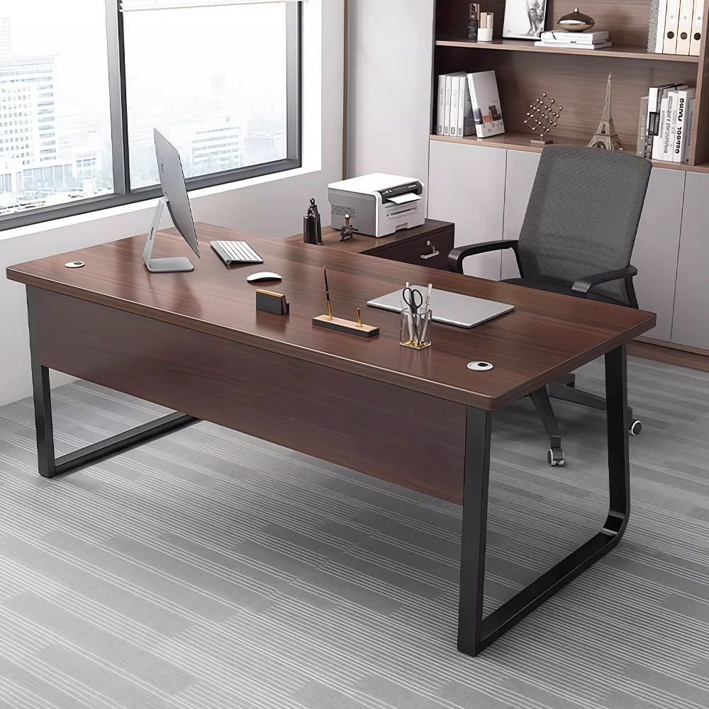 Compact &amp; Simple Computer Desk for Senior Management - image 8