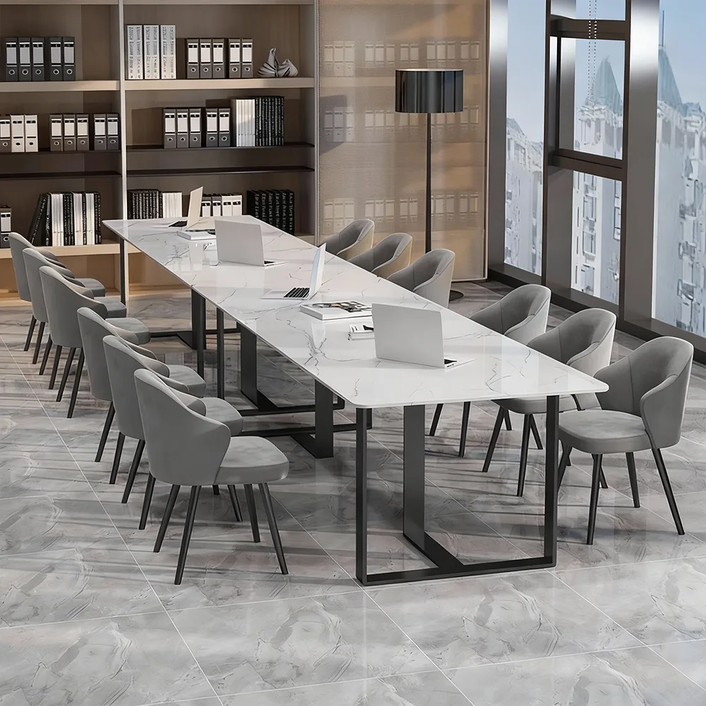 Stylish Marble Conference Table – Office Desk - image 2