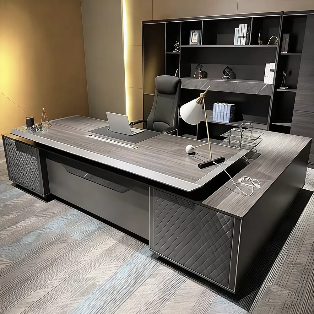 Executive Desk Large Office Computer Desk - image 12