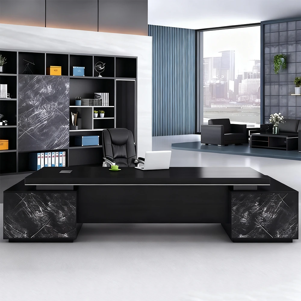 Executive L Shaped Desk with Storage - image 10