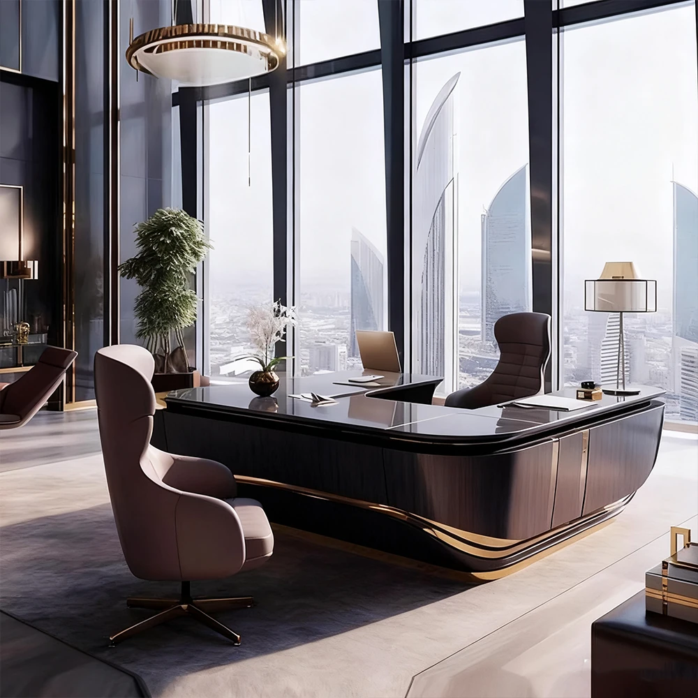 U-Shaped Office Desks in Luxe Design - image 5