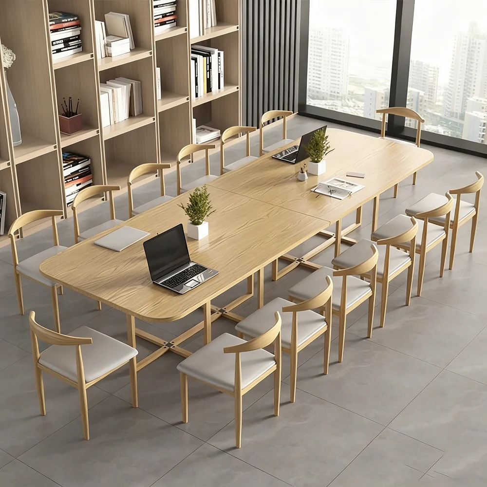 Contemporary Nordic-Style Conference Table - image 2