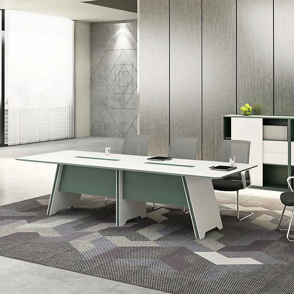 Contemporary Rectangular Conference Table - image 3