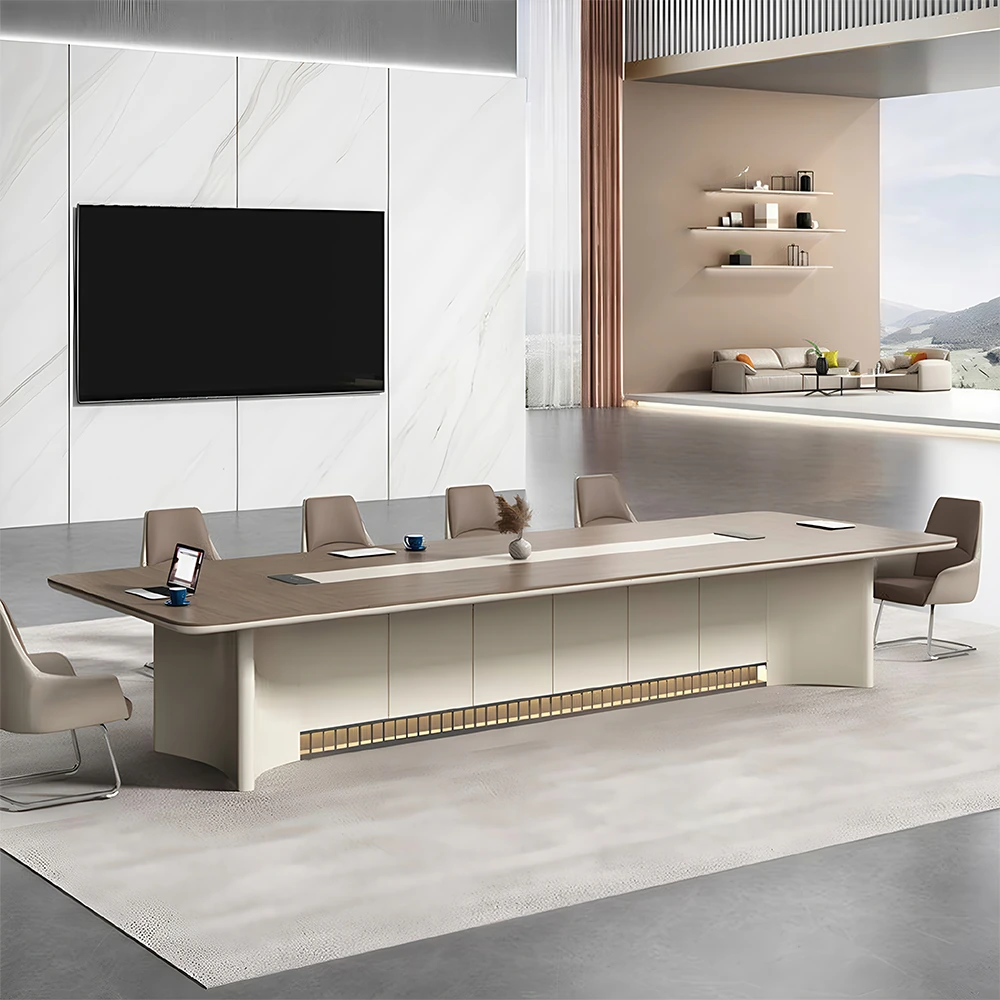 Elite Rectangular Lacquered Conference Table - Maoters - image 2
