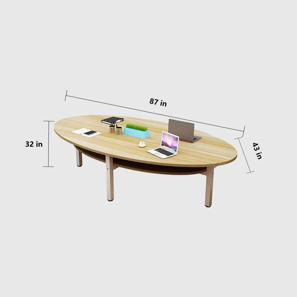 Oval Table Parlour Table Small Conference Table - image 9