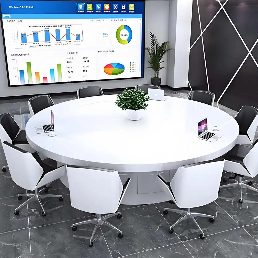 Simple Business Round Negotiation Table - image 2