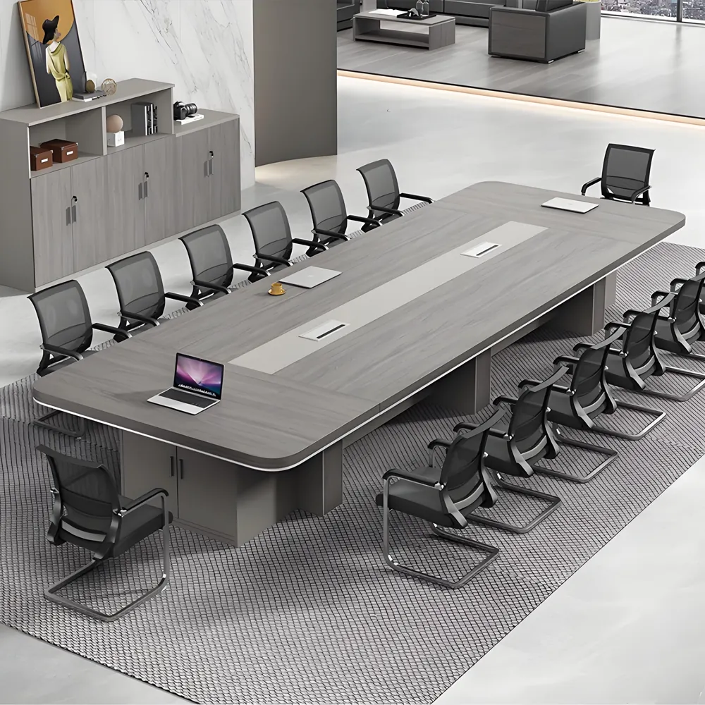 Simple Large Conference Table - Office &amp; Negotiation Table - image 4