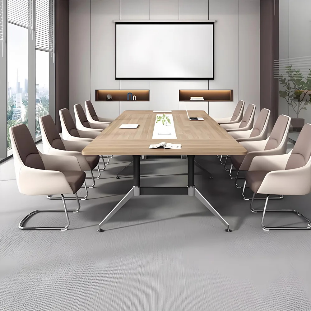 Sleek and Functional Modern Conference Table Set - image 2