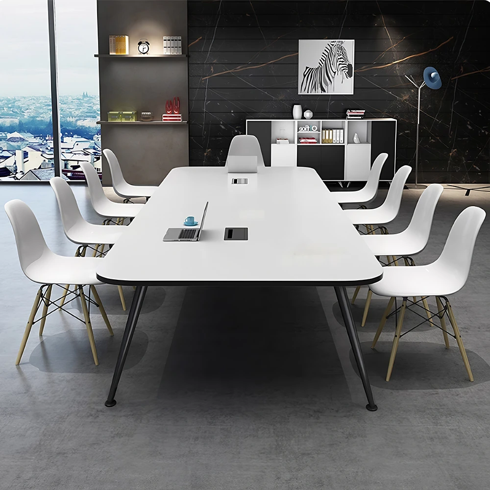 White Negotiatio Conference Table - image 3