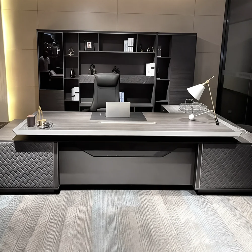 Executive Desk Large Office Computer Desk - image 11