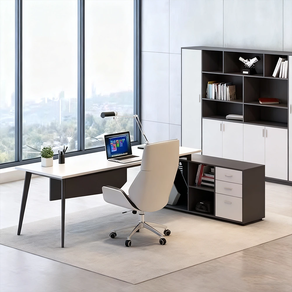 Executive Office Desk Computer Table - Elegant Workstation - image 11