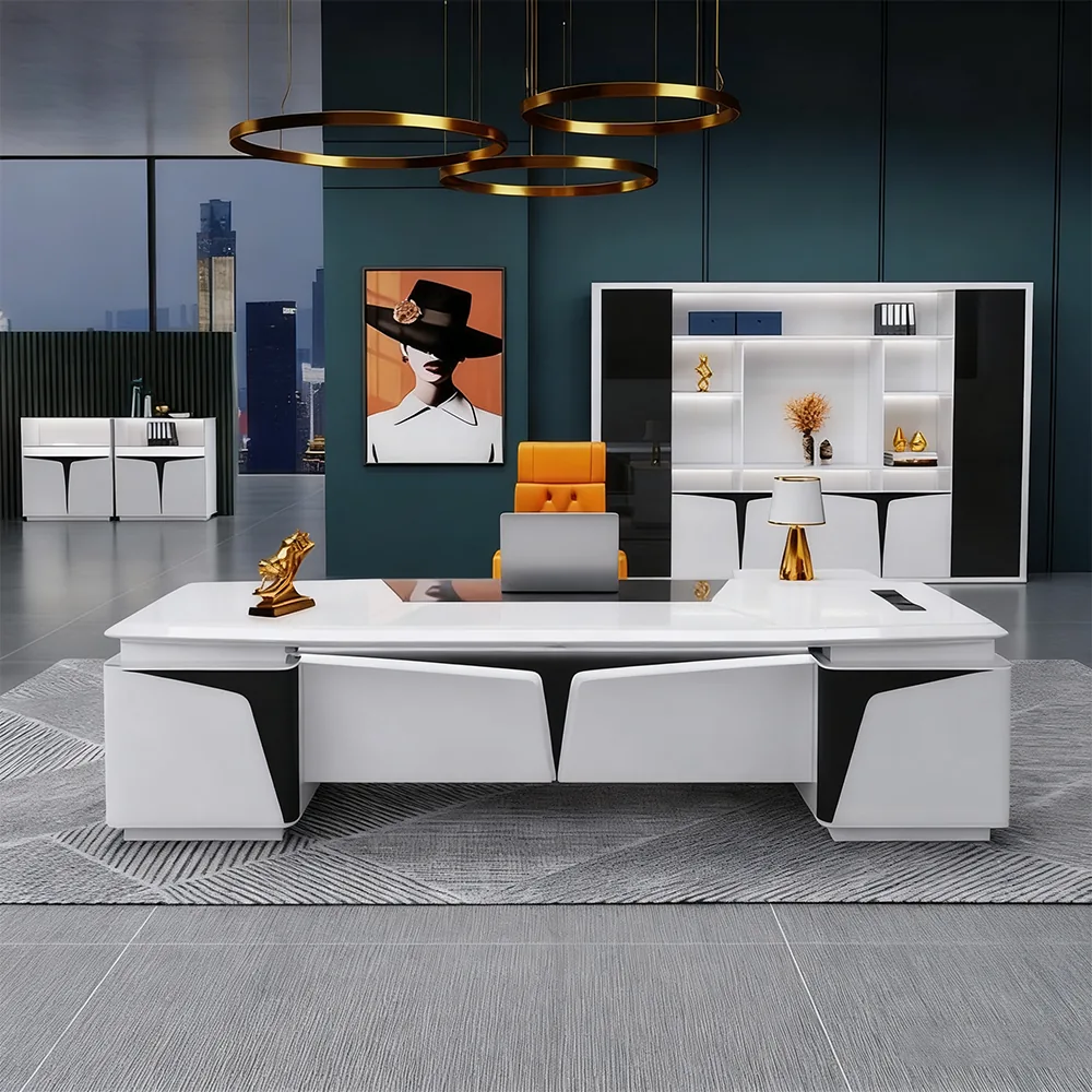Innovative Lacquered Executive Desk - Maoters - image 10