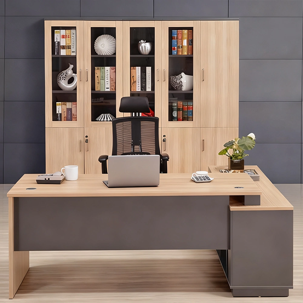 L-Shape Corner Desk Executive Office Desk Computer Table - image 11