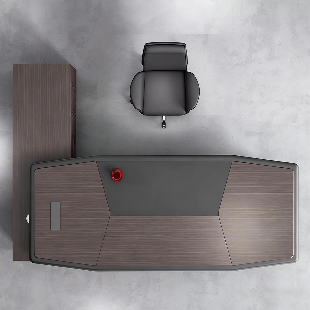 Lacquered Laminate Executive Desk - Maoters - image 11