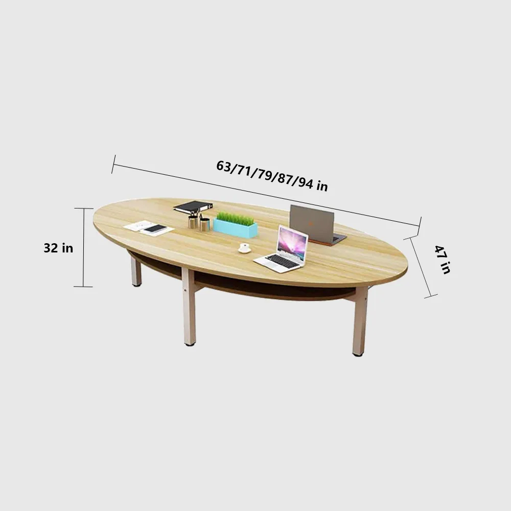 Oval Table Parlour Table Small Conference Table - image 10